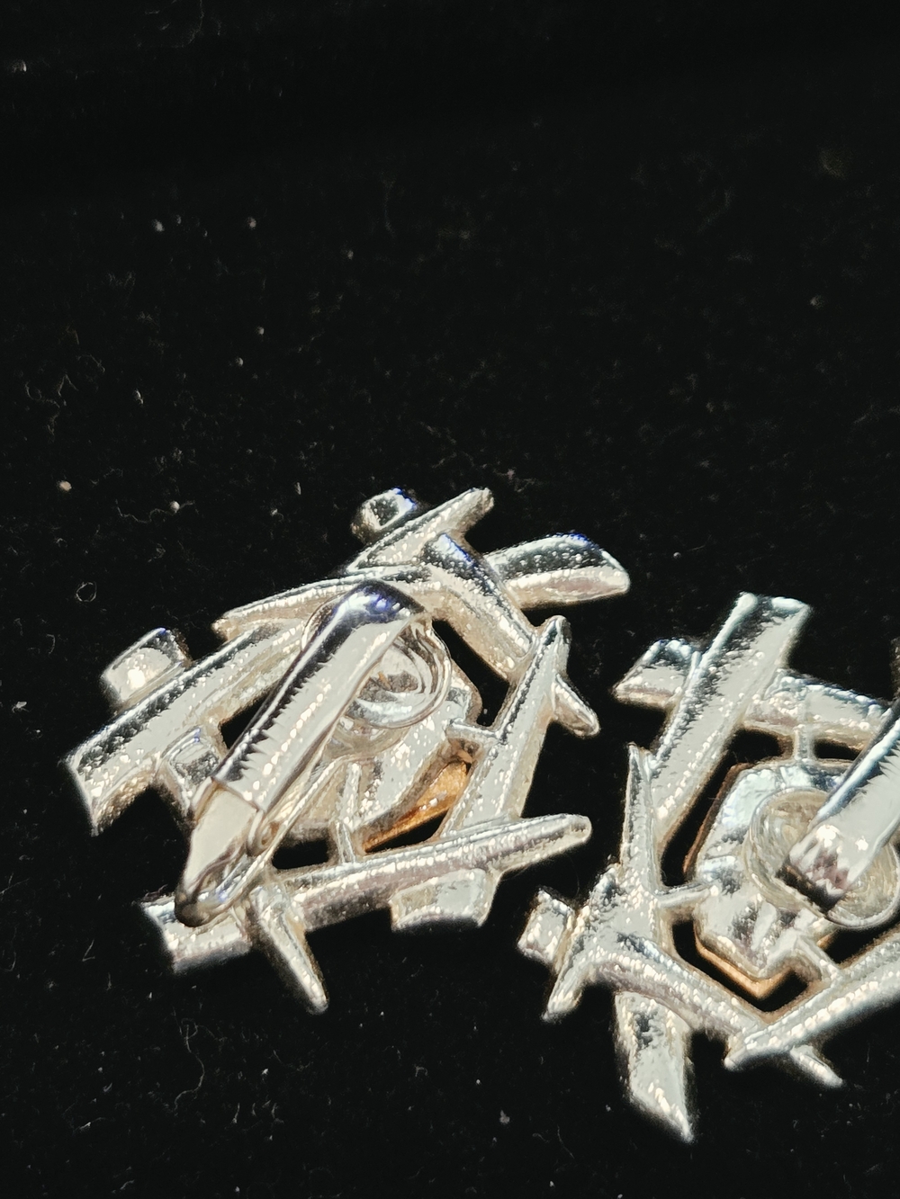 Vintage 1964 Sarah Coventry "Chinese Modern" Pendant And Clip On Earrings - Picture 4 of 8